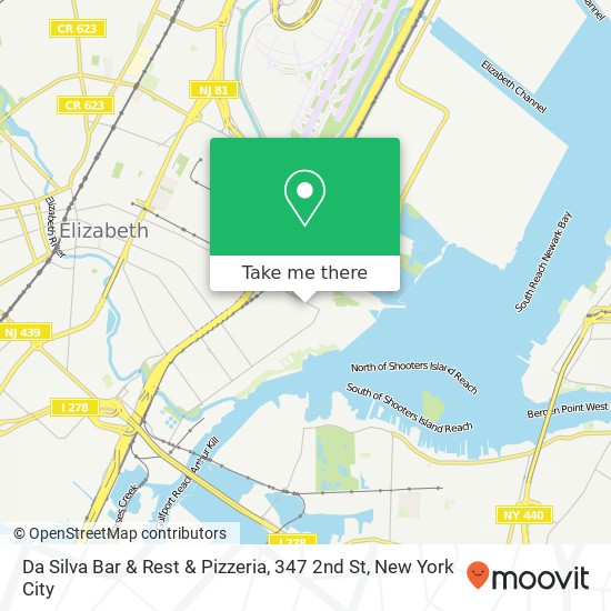 Da Silva Bar & Rest & Pizzeria, 347 2nd St map