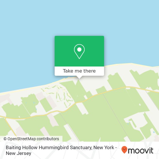 Baiting Hollow Hummingbird Sanctuary map