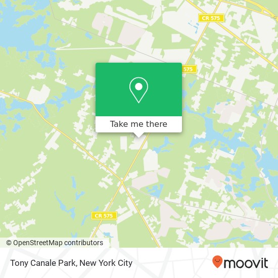 Tony Canale Park map