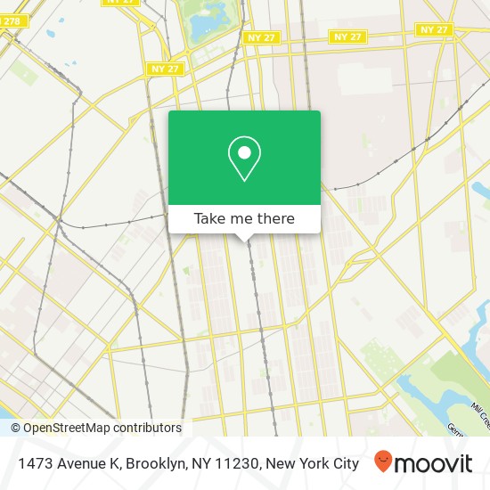 1473 Avenue K, Brooklyn, NY 11230 map