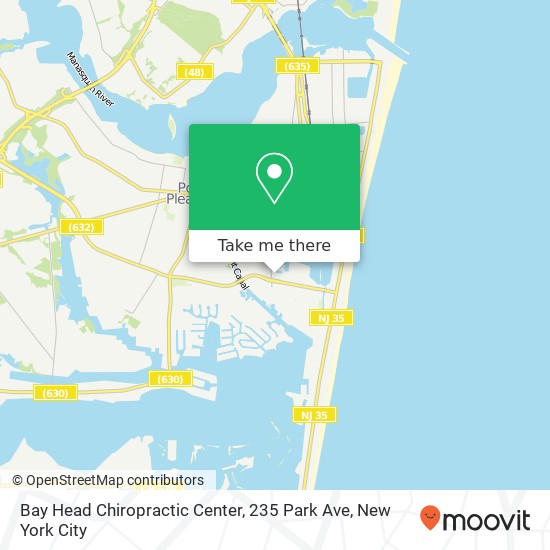 Bay Head Chiropractic Center, 235 Park Ave map