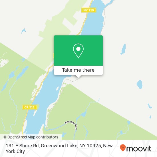 131 E Shore Rd, Greenwood Lake, NY 10925 map