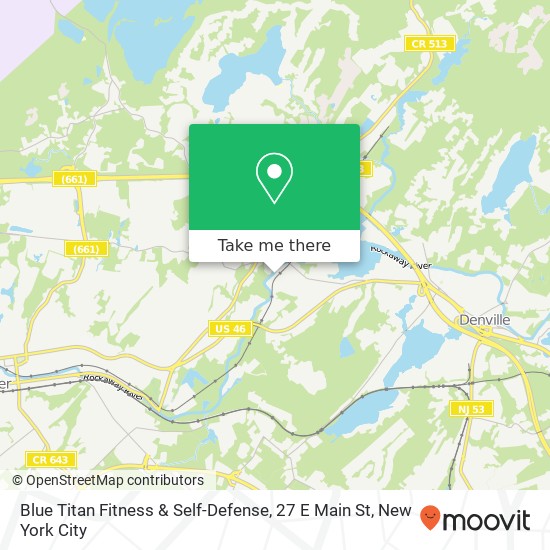 Mapa de Blue Titan Fitness & Self-Defense, 27 E Main St