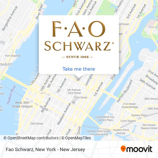 Fao Schwarz map
