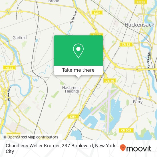 Mapa de Chandless Weller Kramer, 237 Boulevard