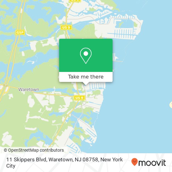 11 Skippers Blvd, Waretown, NJ 08758 map