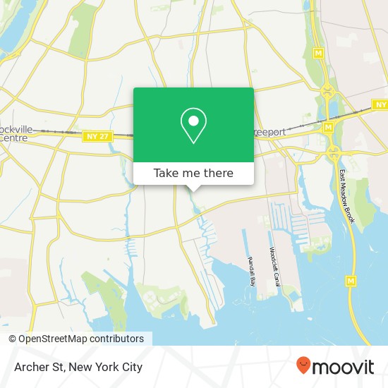 Mapa de Archer St, Freeport, NY 11520