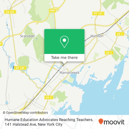 Humane Education Advocates Reaching Teachers, 141 Halstead Ave map