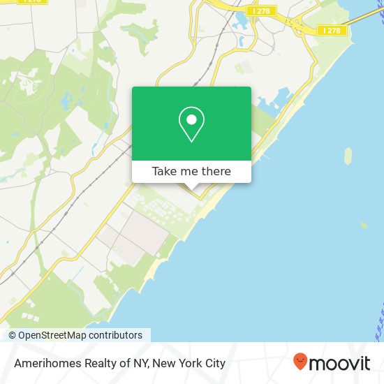 Amerihomes Realty of NY map