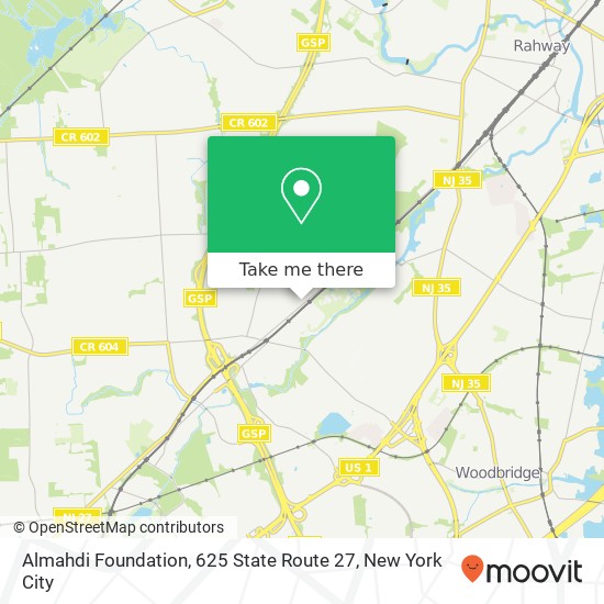 Almahdi Foundation, 625 State Route 27 map