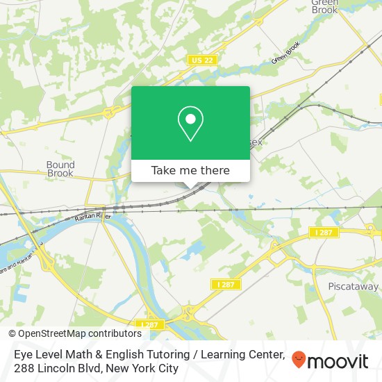 Mapa de Eye Level Math & English Tutoring / Learning Center, 288 Lincoln Blvd