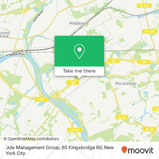 Mapa de Jule Management Group, 80 Kingsbridge Rd