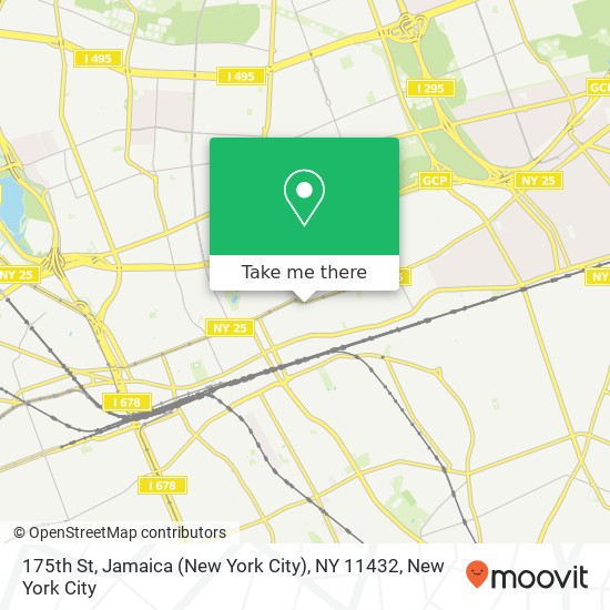 175th St, Jamaica (New York City), NY 11432 map