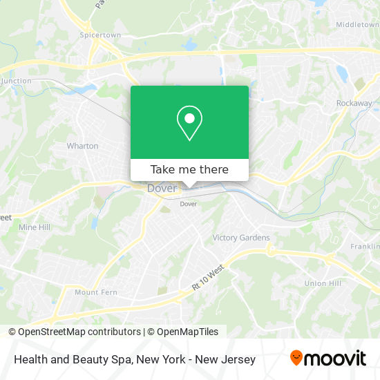 Health and Beauty Spa map