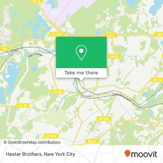Mapa de Hester Brothers