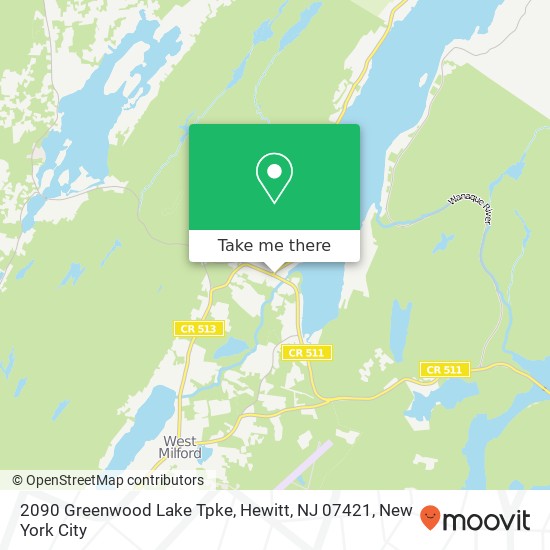 2090 Greenwood Lake Tpke, Hewitt, NJ 07421 map