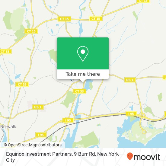 Mapa de Equinox Investment Partners, 9 Burr Rd