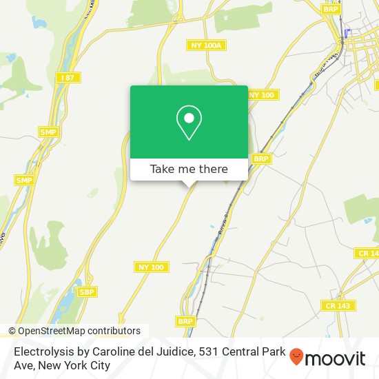 Mapa de Electrolysis by Caroline del Juidice, 531 Central Park Ave