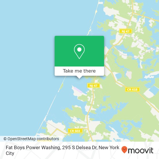 Mapa de Fat Boys Power Washing, 295 S Delsea Dr