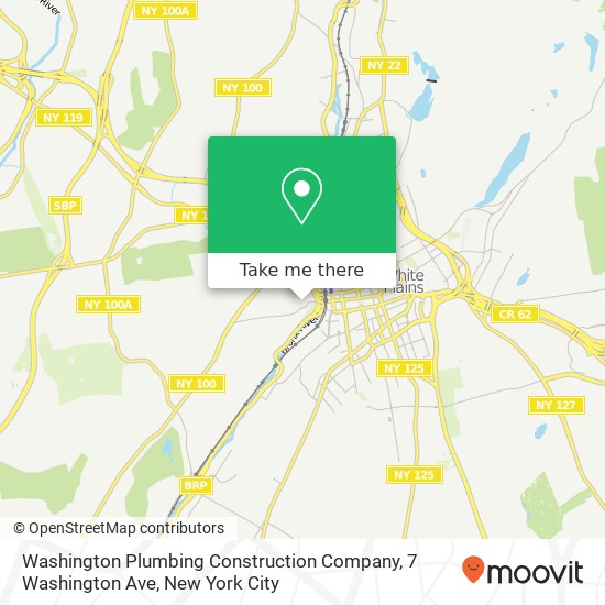 Washington Plumbing Construction Company, 7 Washington Ave map
