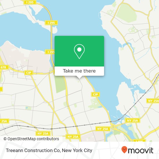 Mapa de Treeann Construction Co