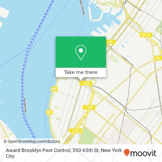 Award Brooklyn Pest Control, 350 65th St map