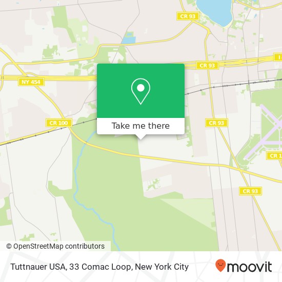 Tuttnauer USA, 33 Comac Loop map