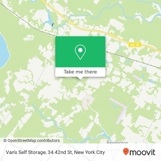 Mapa de Van's Self Storage, 34 42nd St