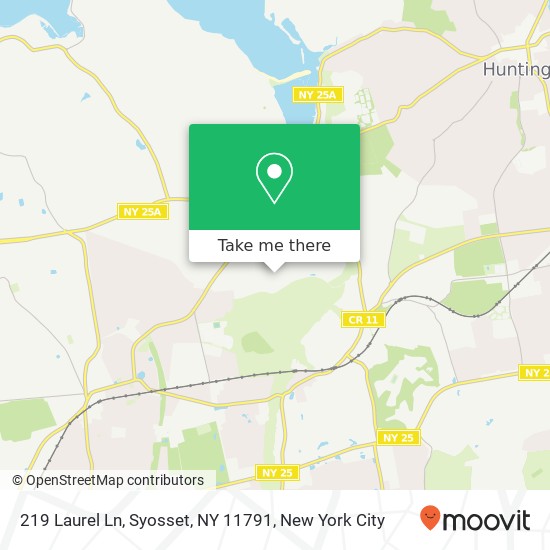 Mapa de 219 Laurel Ln, Syosset, NY 11791