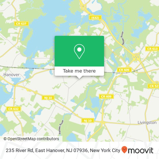 235 River Rd, East Hanover, NJ 07936 map