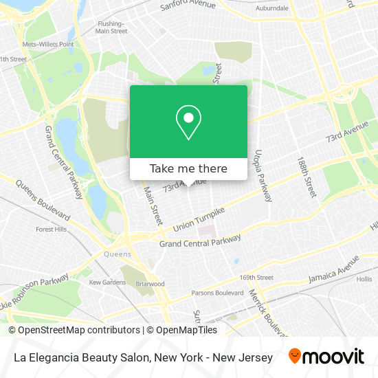 Mapa de La Elegancia Beauty Salon