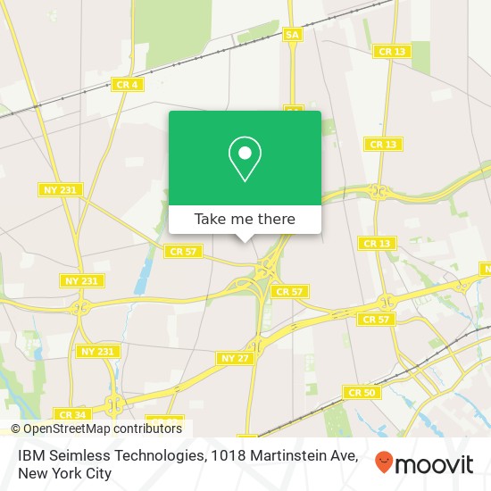 IBM Seimless Technologies, 1018 Martinstein Ave map