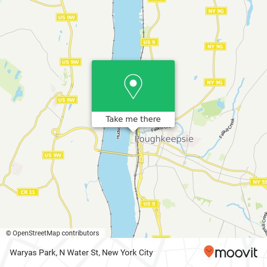 Waryas Park, N Water St map
