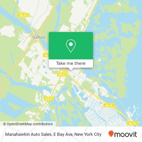 Mapa de Manahawkin Auto Sales, E Bay Ave