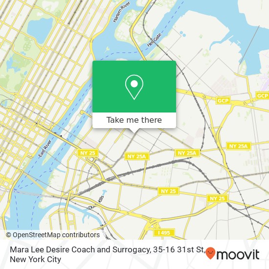 Mara Lee Desire Coach and Surrogacy, 35-16 31st St map