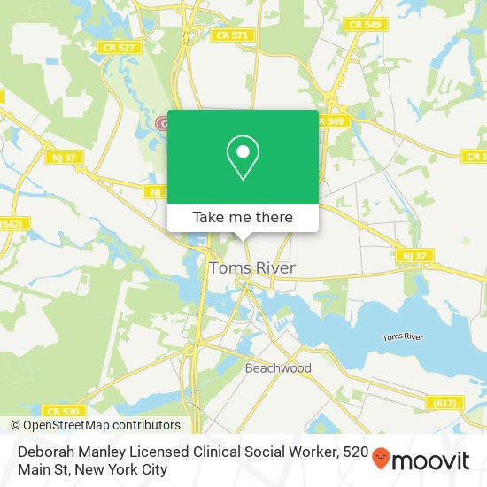 Deborah Manley Licensed Clinical Social Worker, 520 Main St map