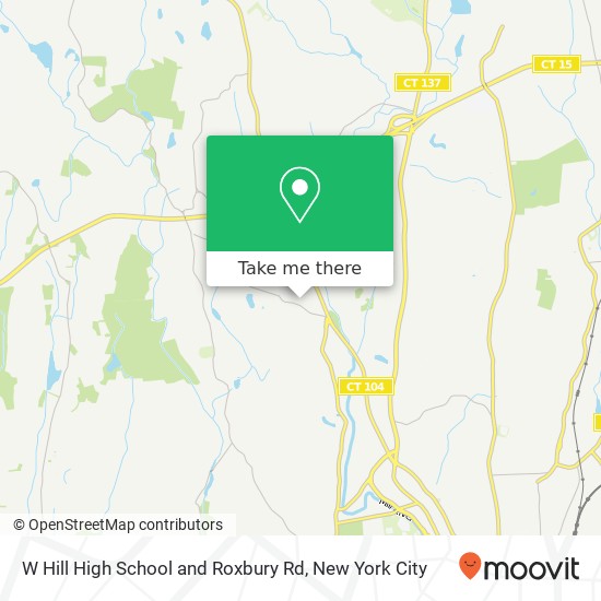 Mapa de W Hill High School and Roxbury Rd