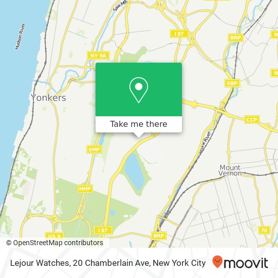 Mapa de Lejour Watches, 20 Chamberlain Ave