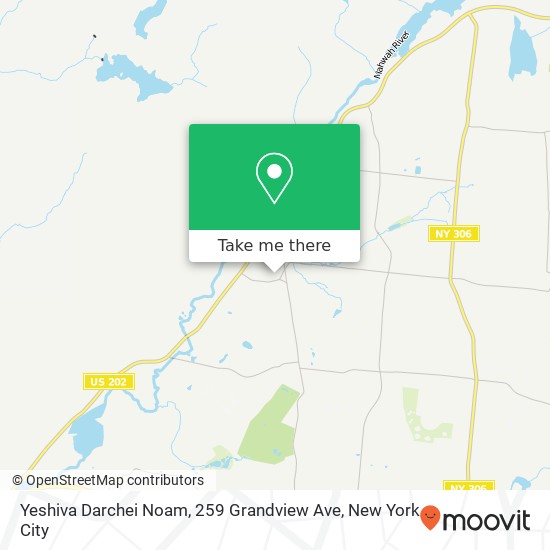 Mapa de Yeshiva Darchei Noam, 259 Grandview Ave