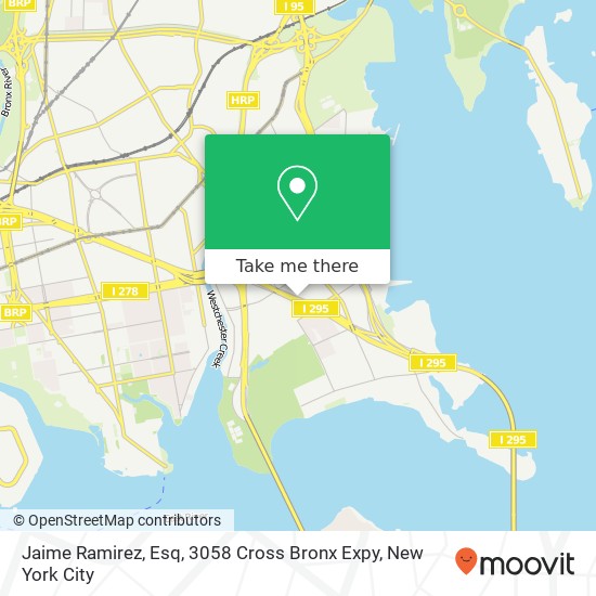 Jaime Ramirez, Esq, 3058 Cross Bronx Expy map