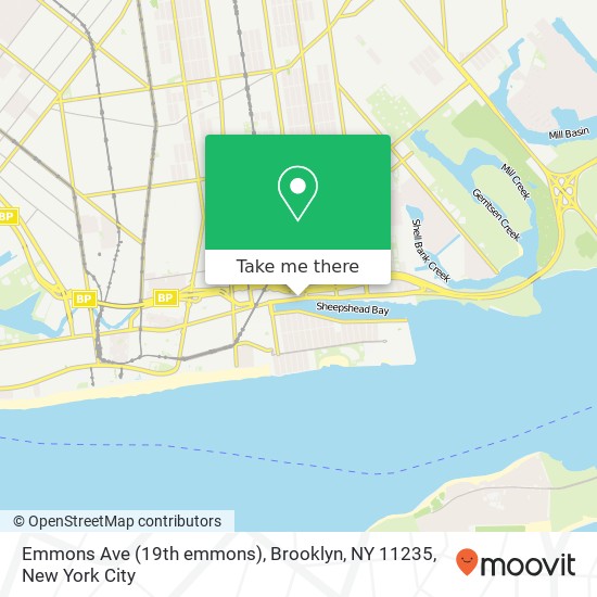 Emmons Ave (19th emmons), Brooklyn, NY 11235 map