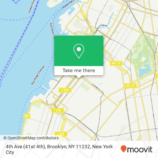 4th Ave (41st 4th), Brooklyn, NY 11232 map