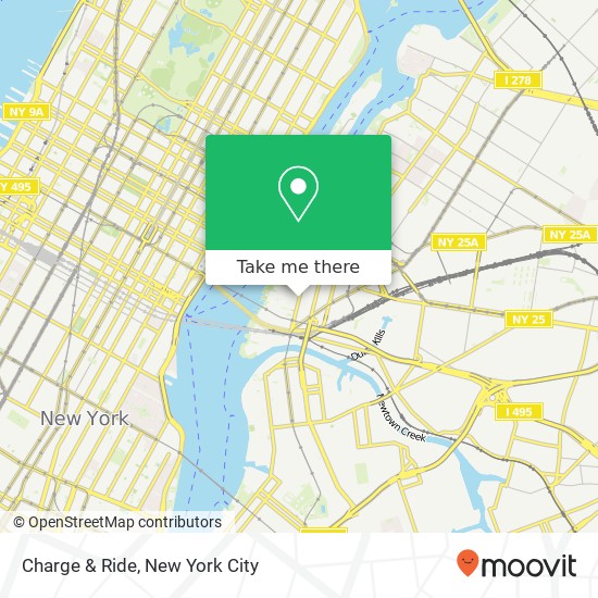 Mapa de Charge & Ride