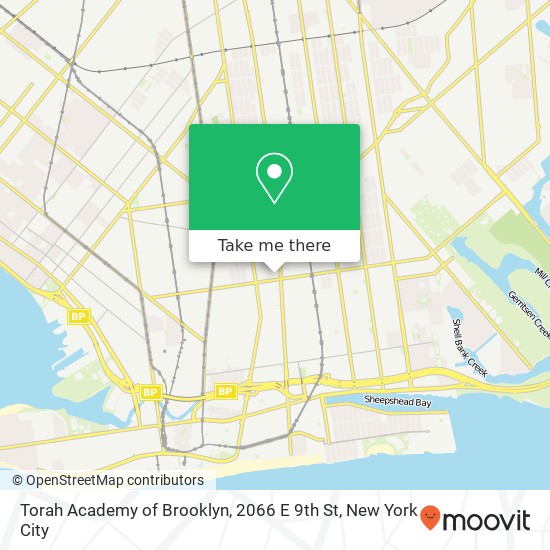 Mapa de Torah Academy of Brooklyn, 2066 E 9th St