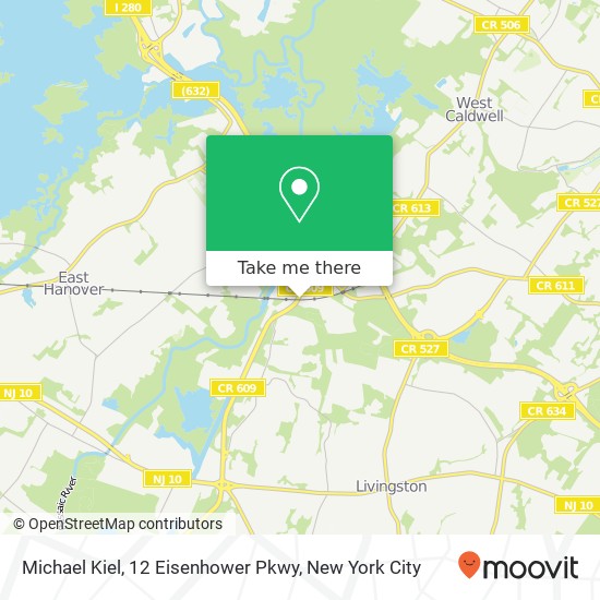 Mapa de Michael Kiel, 12 Eisenhower Pkwy