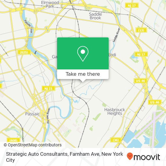 Strategic Auto Consultants, Farnham Ave map