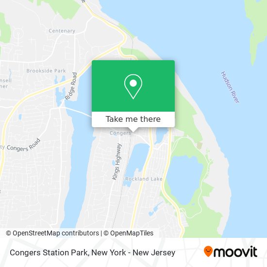 Congers Station Park map