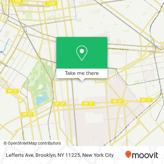 Lefferts Ave, Brooklyn, NY 11225 map