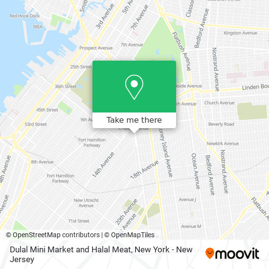 Dulal Mini Market and Halal Meat map