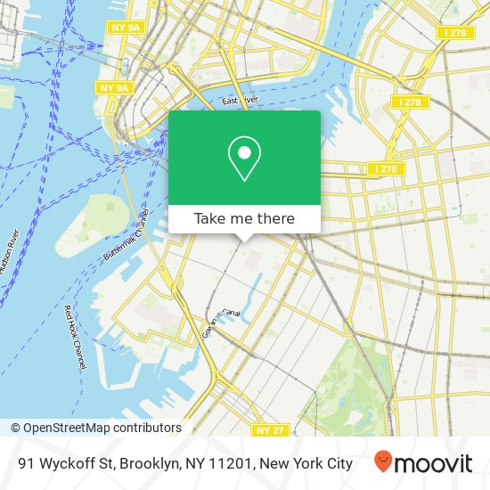 91 Wyckoff St, Brooklyn, NY 11201 map